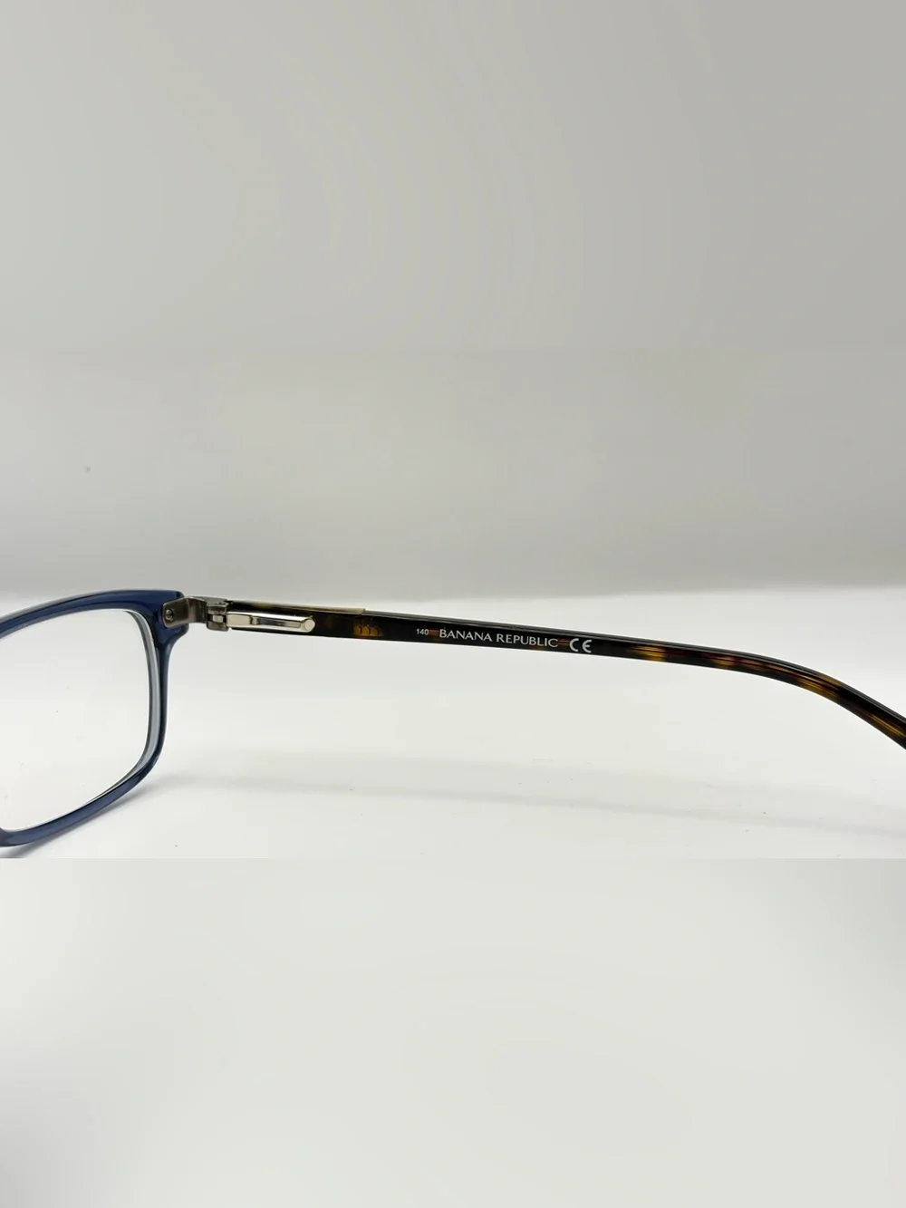 Banana Republic Duncan Blue Oval Sunglasses Frames Only